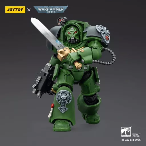 Warhammer 40,000 Action Figure Salamanders Terminator 1 with Power Sword and Storm Bolter 14 cm