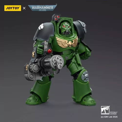 Warhammer 40,000 Action Figure Salamanders Terminator 3 with Power Fist and Assault Cannon 14 cm