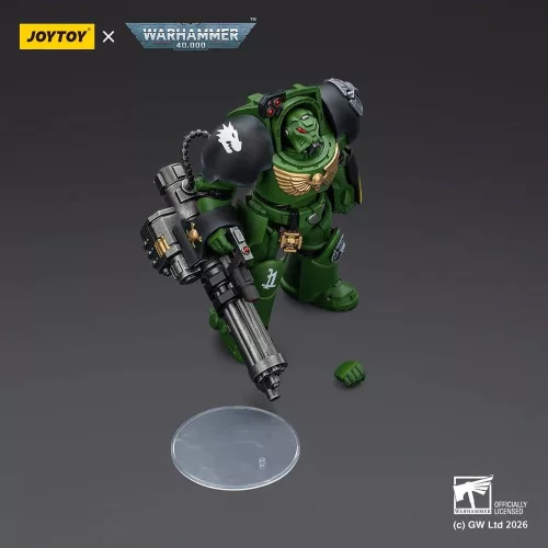 Warhammer 40,000 Action Figure Salamanders Terminator 3 with Power Fist and Assault Cannon 14 cm