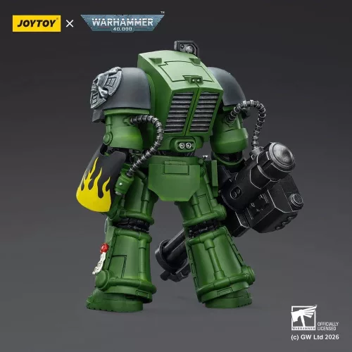 Warhammer 40,000 Action Figure Salamanders Terminator 3 with Power Fist and Assault Cannon 14 cm