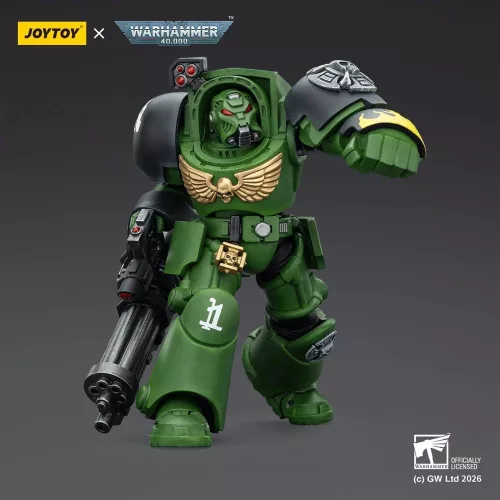 Warhammer 40,000 Action Figure Salamanders Terminator 3 with Power Fist and Assault Cannon 14 cm