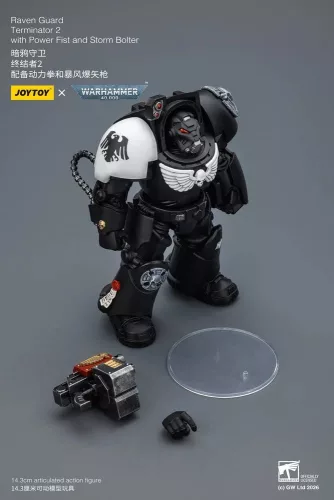 Warhammer 40,000 Action Figure Raven Guard Terminator 2 with Power Fist and Storm Bolter 14 cm