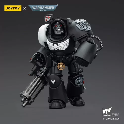 Warhammer 40,000 Action Figure Raven Guard Terminator 3 with Power Fist and Assault Cannon 14 cm
