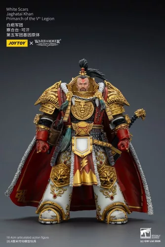 Warhammer The Horus Heresy Action Figure White Scars Jaghatai Khan Primarch of the Vth Legion 19 cm