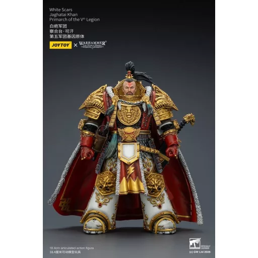 Warhammer The Horus Heresy Action Figure White Scars Jaghatai Khan Primarch of the Vth Legion 19 cm