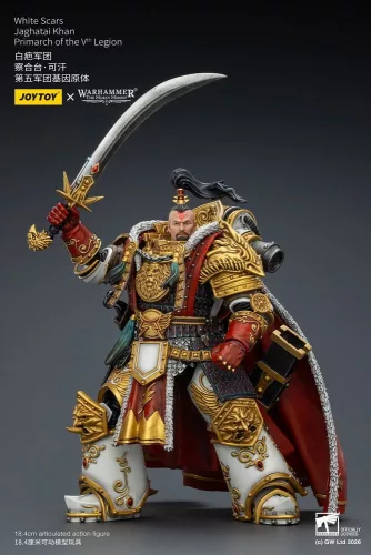 Warhammer The Horus Heresy Action Figure White Scars Jaghatai Khan Primarch of the Vth Legion 19 cm