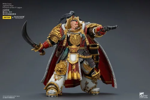 Warhammer The Horus Heresy Action Figure White Scars Jaghatai Khan Primarch of the Vth Legion 19 cm