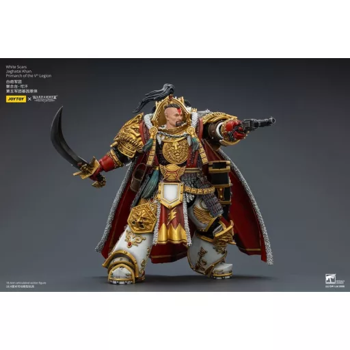 Warhammer The Horus Heresy Action Figure White Scars Jaghatai Khan Primarch of the Vth Legion 19 cm