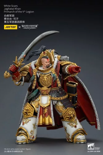 Warhammer The Horus Heresy Action Figure White Scars Jaghatai Khan Primarch of the Vth Legion 19 cm