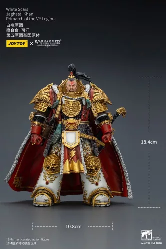 Warhammer The Horus Heresy Action Figure White Scars Jaghatai Khan Primarch of the Vth Legion 19 cm
