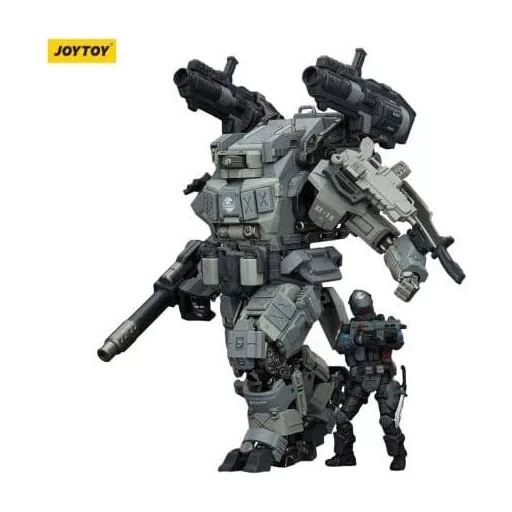 Dark Source Action Figure 1/25 APOC Series Bedrock Fury Fire Strike Mech ST-8618 14 cm