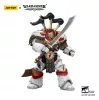 Warhammer 40,000 Action Figure White Scars Legion Praetor in Cataphractii Terminator Armour with Cyber Hawk Chogorian sword and combi-melta 14 cm
