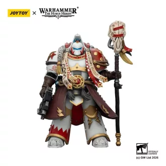   Warhammer 40,000 Action Figure White Scars Stormseer Consulwith Force Staff and Bolt Pistol 12 cm