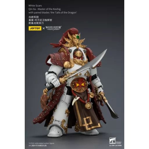 Warhammer The Horus Heresy Action Figure White Scars Qin Xa - Master of the Keshig 14 cm