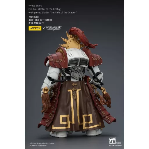 Warhammer The Horus Heresy Action Figure White Scars Qin Xa - Master of the Keshig 14 cm