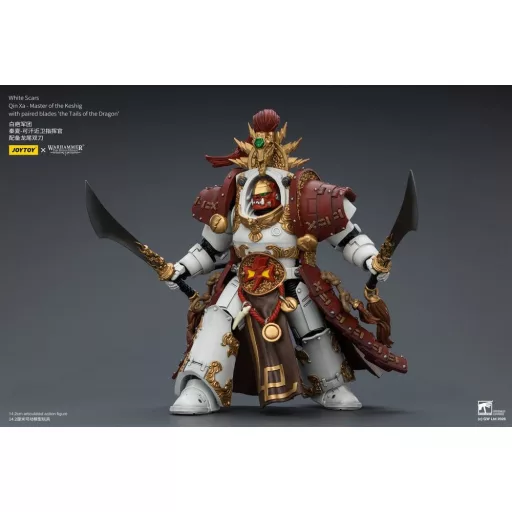 Warhammer The Horus Heresy Action Figure White Scars Qin Xa - Master of the Keshig 14 cm