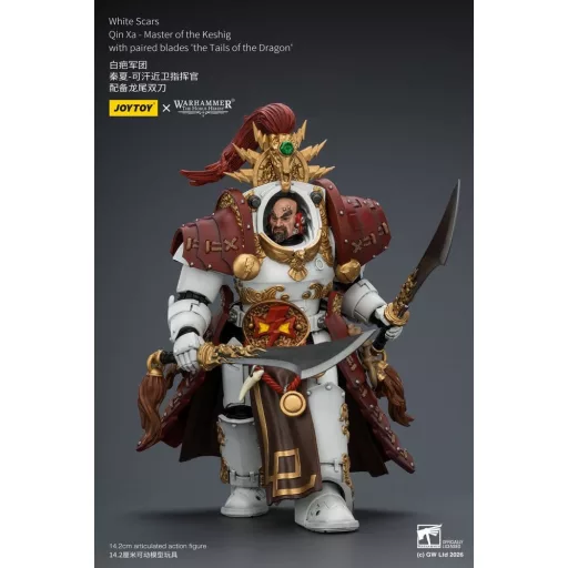 Warhammer The Horus Heresy Action Figure White Scars Qin Xa - Master of the Keshig 14 cm
