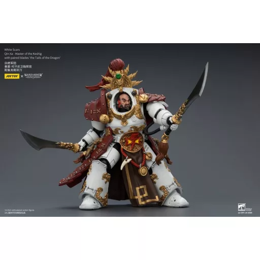 Warhammer The Horus Heresy Action Figure White Scars Qin Xa - Master of the Keshig 14 cm