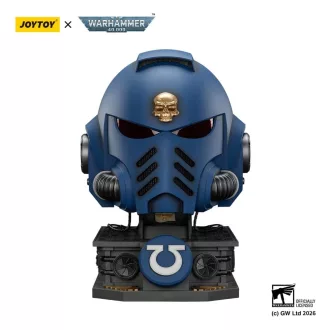   Warhammer 40,000 Captain MkX Helmet & Display Stand Ultramarines 44 cm
