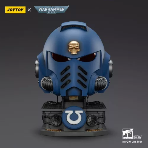 Warhammer 40,000 Captain MkX Helmet & Display Stand Ultramarines 44 cm