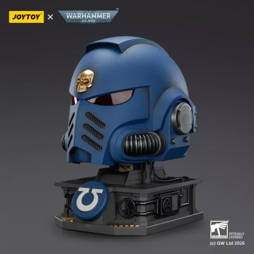 Warhammer 40,000 Captain MkX Helmet & Display Stand Ultramarines 44 cm