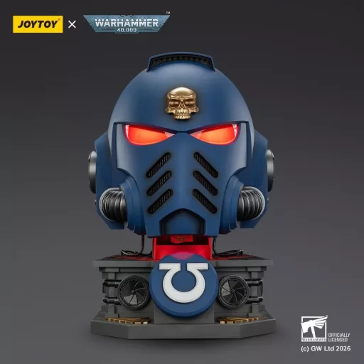 Warhammer 40,000 Captain MkX Helmet & Display Stand Ultramarines 44 cm