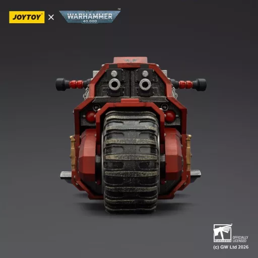 Warhammer 40,000 Raider-pattern Combat Bike Blood Angels with twin-linked bolt rifles 22 cm
