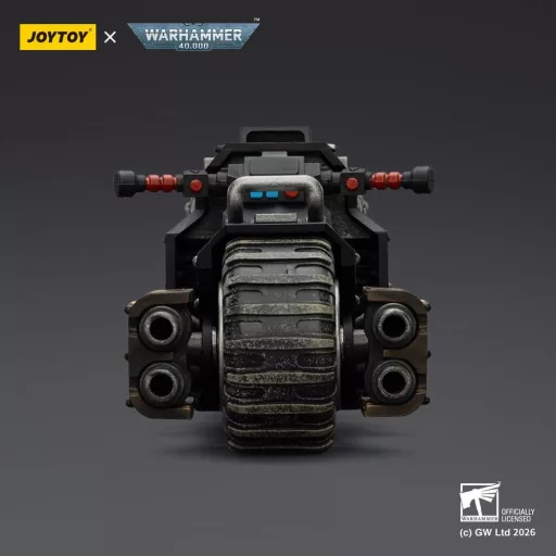 Warhammer 40,000 Raider-pattern Combat Bike Raven Guard with twin-linked bolt rifles 22 cm