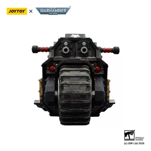 Warhammer 40,000 Raider-pattern Combat Bike Raven Guard with twin-linked bolt rifles 22 cm