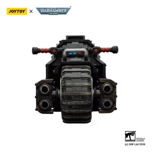Warhammer 40,000 Raider-pattern Combat Bike Raven Guard with twin-linked bolt rifles 22 cm