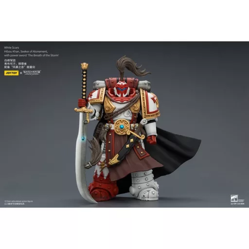 Warhammer The Horus Heresy Action Figure White Scars Hibou Khan, Seeker of Atonement 12 cm