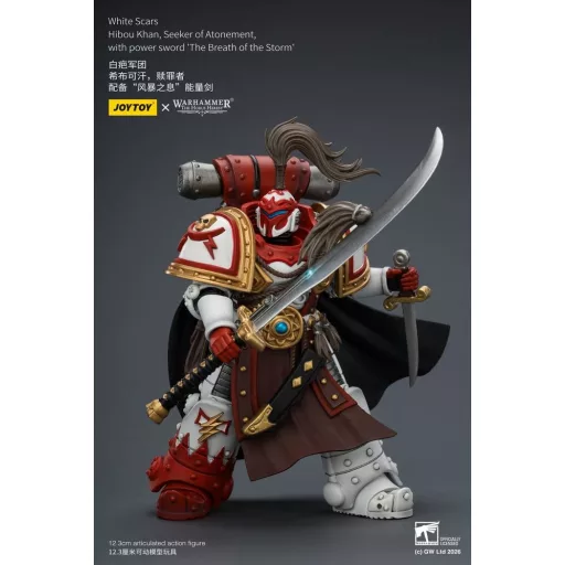 Warhammer The Horus Heresy Action Figure White Scars Hibou Khan, Seeker of Atonement 12 cm