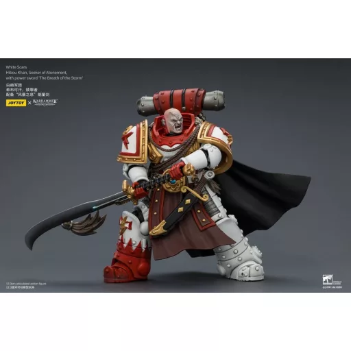 Warhammer The Horus Heresy Action Figure White Scars Hibou Khan, Seeker of Atonement 12 cm