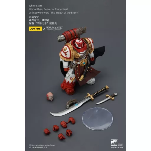 Warhammer The Horus Heresy Action Figure White Scars Hibou Khan, Seeker of Atonement 12 cm