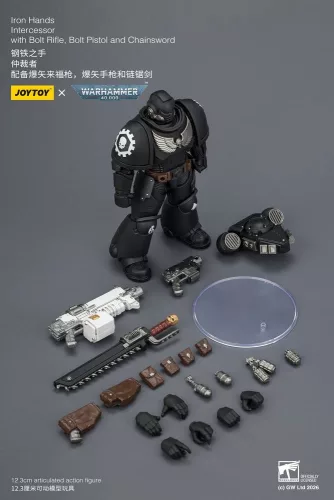 Warhammer 40,000 Action Figure Iron Hands Intercessor 12 cm