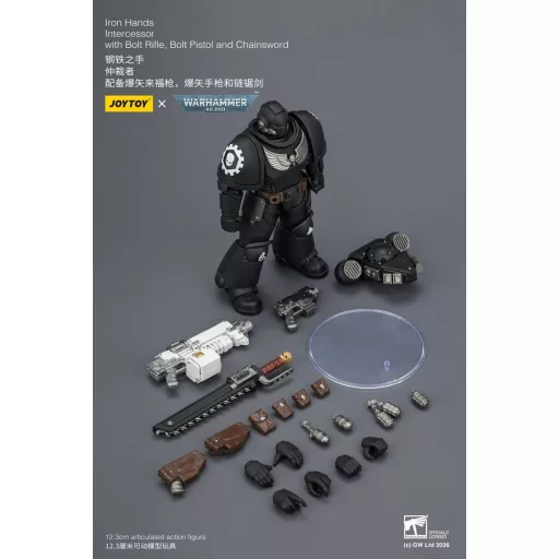 Warhammer 40,000 Action Figure Iron Hands Intercessor 12 cm