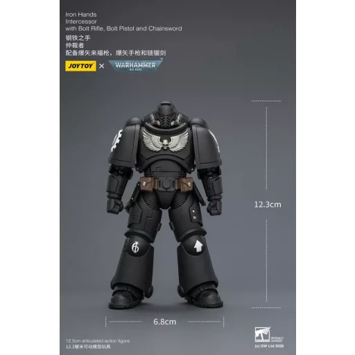 Warhammer 40,000 Action Figure Iron Hands Intercessor 12 cm