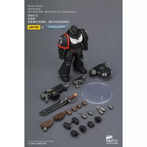 Warhammer 40,000 Action Figure Raven Guard Intercessor 12 cm