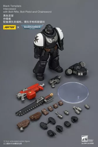 Warhammer 40,000 Action Figure Black Templars Intercessor 12 cm