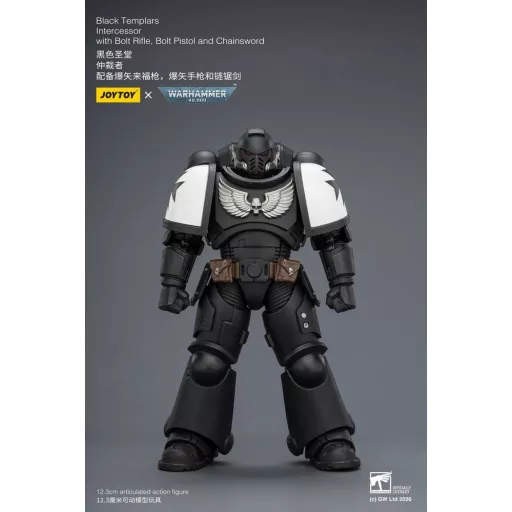 Warhammer 40,000 Action Figure Black Templars Intercessor 12 cm