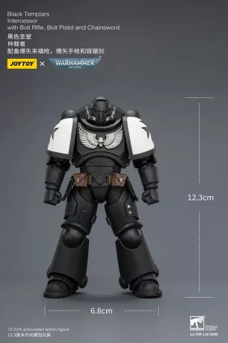 Warhammer 40,000 Action Figure Black Templars Intercessor 12 cm