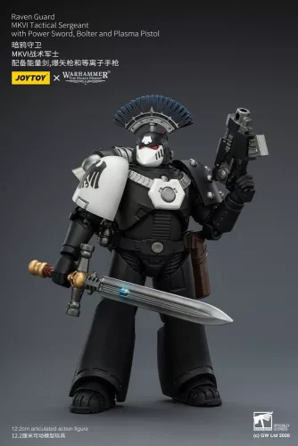 Warhammer 40,000 Action Figure Raven Guard MkVI Tactical Sergeant 12 cm