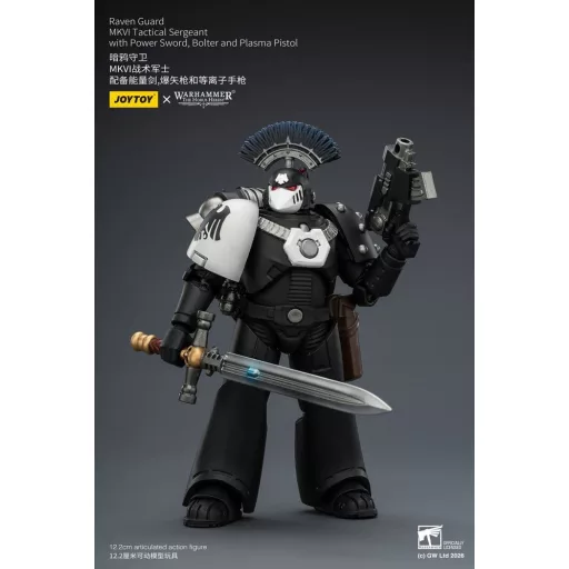 Warhammer 40,000 Action Figure Raven Guard MkVI Tactical Sergeant 12 cm