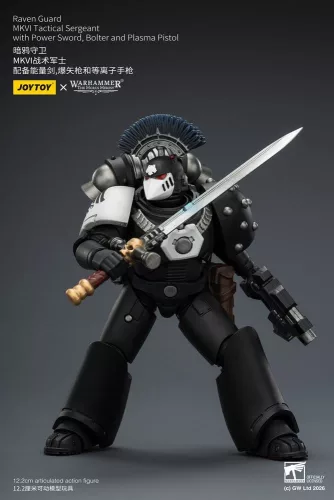 Warhammer 40,000 Action Figure Raven Guard MkVI Tactical Sergeant 12 cm