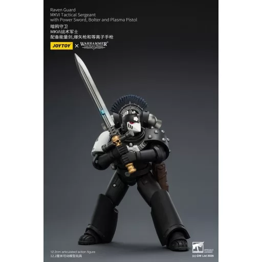 Warhammer 40,000 Action Figure Raven Guard MkVI Tactical Sergeant 12 cm
