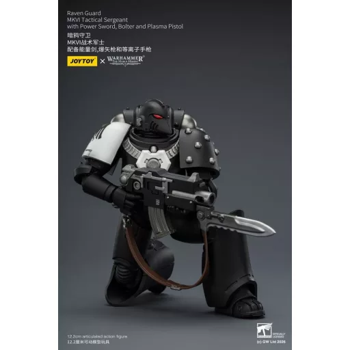 Warhammer 40,000 Action Figure Raven Guard MkVI Tactical Sergeant 12 cm