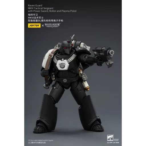 Warhammer 40,000 Action Figure Raven Guard MkVI Tactical Sergeant 12 cm