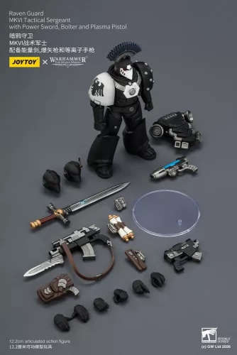 Warhammer 40,000 Action Figure Raven Guard MkVI Tactical Sergeant 12 cm
