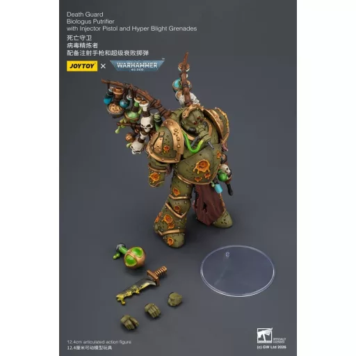 Warhammer 40,000 Action Figure Death Guard Biologus Putrifier 12 cm