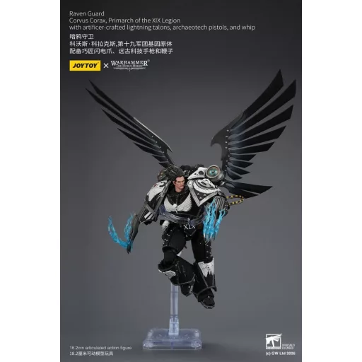 Warhammer 40,000 Action Figure Raven Guard Corvus Corax, Primarch of the XIX Legion 18 cm